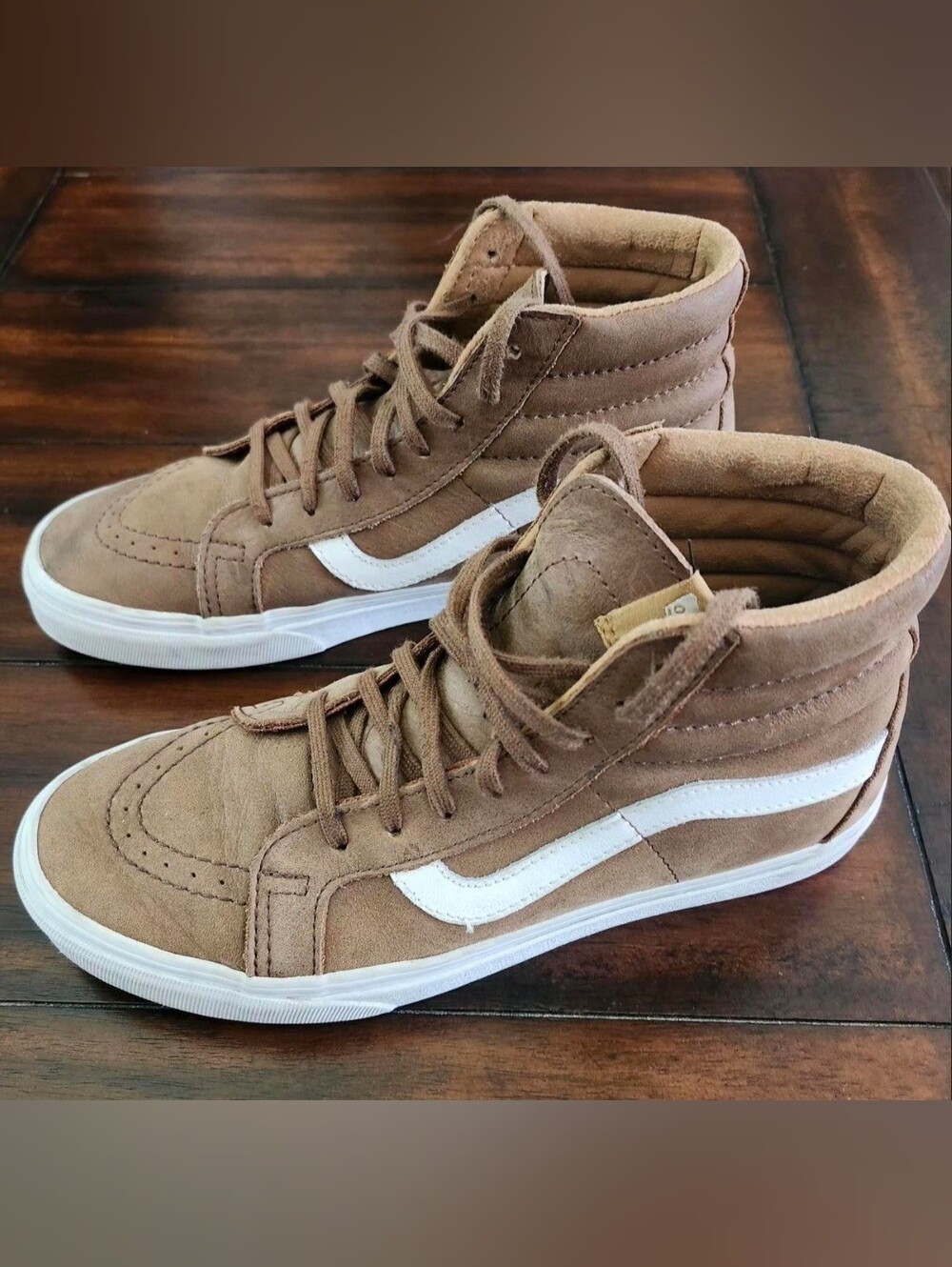 Vans Sk8-Hi Brown Suede Kicks